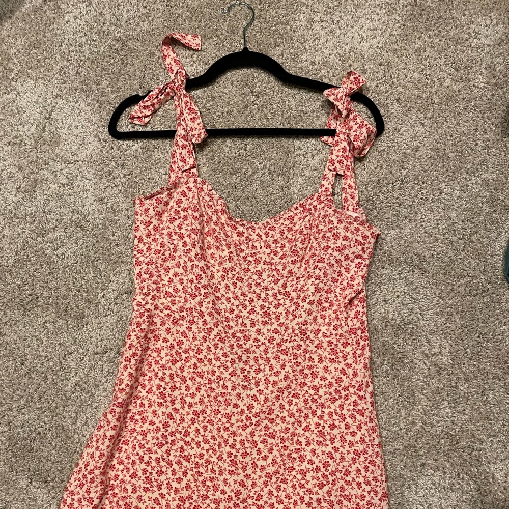Audrey 3 + 1 Red Floral Dress